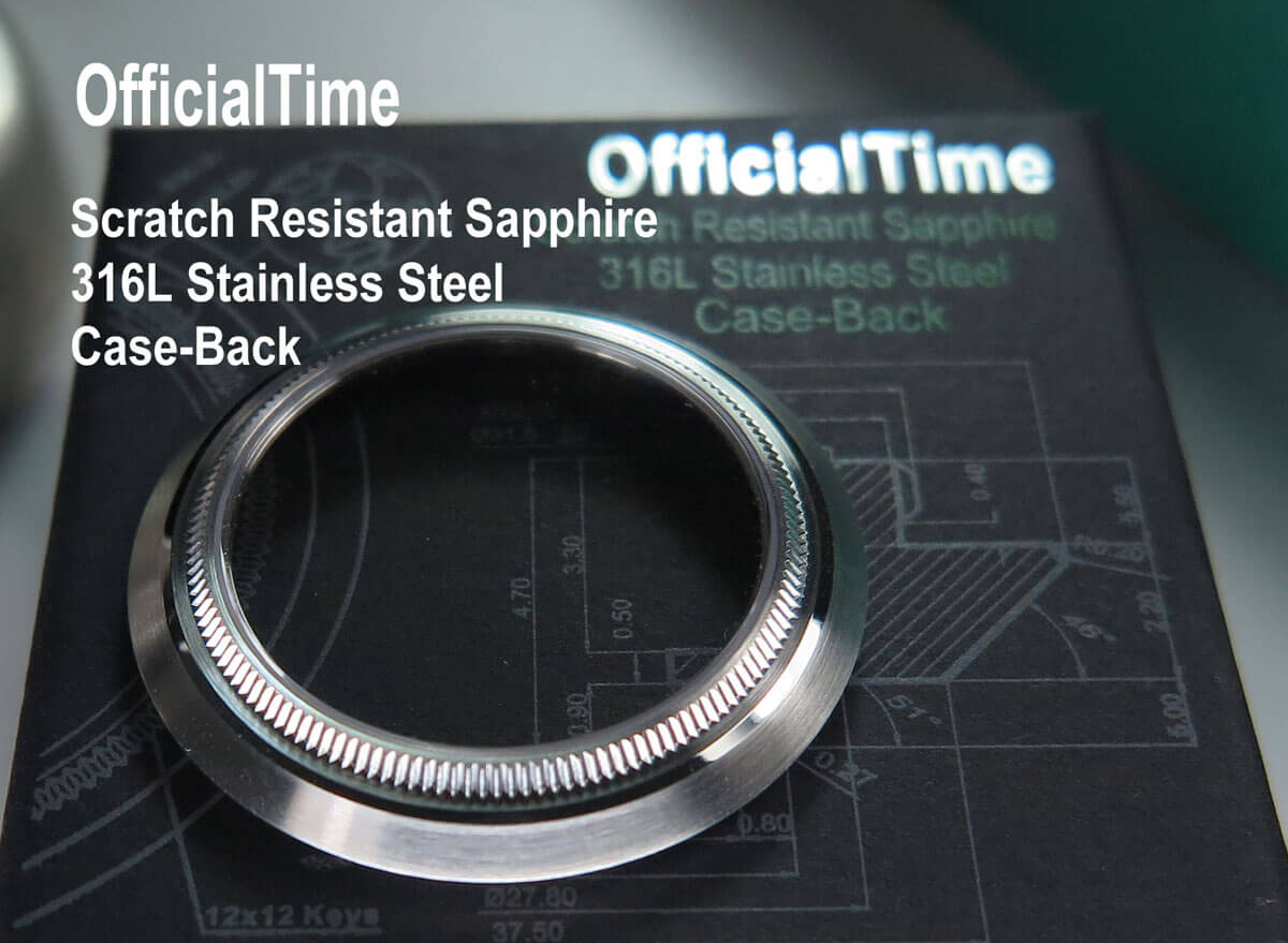 OfficialTime Case Back for Rolex